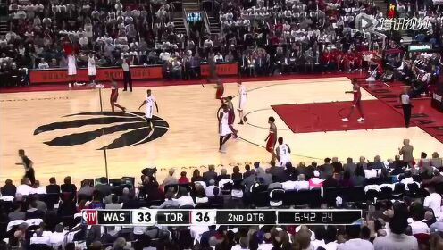 《NBA全场集锦》奇才vs猛龙第2节精编 德罗赞抢断暴扣燃爆全场