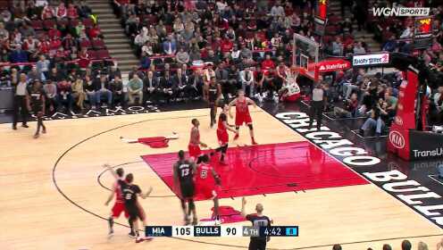 《NBA全场集锦》【得分】手递手接球就扔 约翰逊三分一发入魂