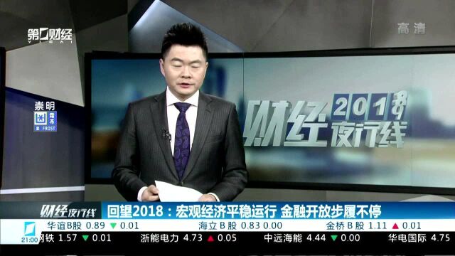 回望2018:宏观经济平稳运行 金融开放步履不停