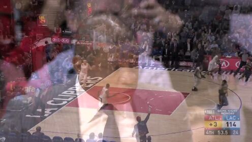 《NBA全场集锦》【原声】老鹰123-118快船 特雷-杨26+8超远三分杀死比赛