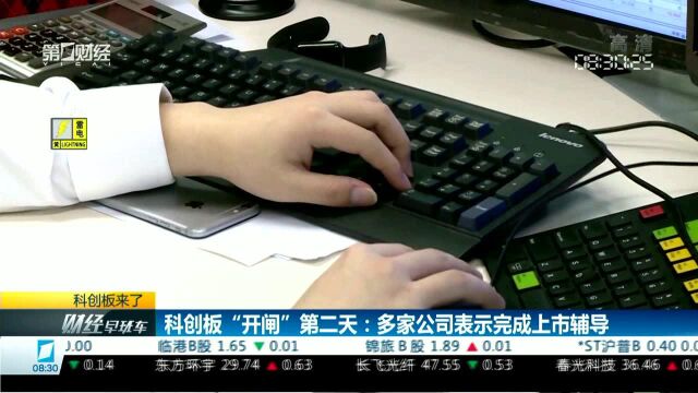 科创板“开闸”第二天:多家公司表示完成上市辅导