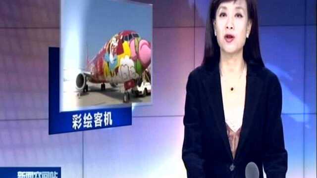 全球首架西游主题彩绘客机“连云港号”首航