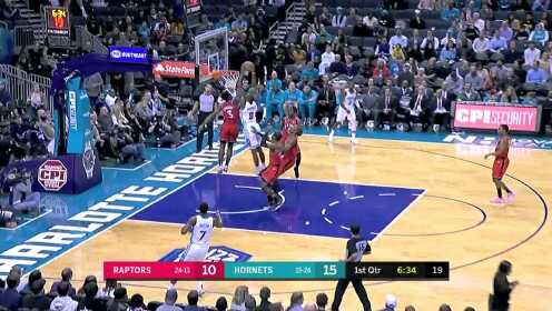 《NBA全场集锦》格拉汉姆行进间精准一传 比永博空接挂筐暴扣艳惊四座