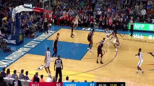 《NBA全场集锦》【球星】保罗vs公牛集锦 全场30+10+8超神三分实现逆转