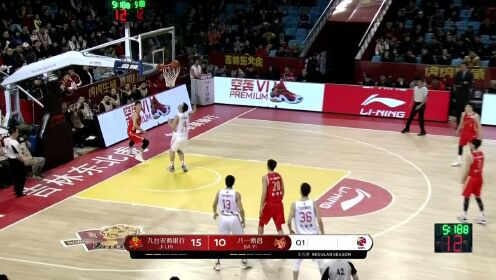 《CBA全场集锦》配合天衣无缝 琼斯人缝妙传助飞李安勾手销魂打进