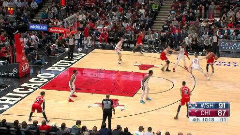 《NBA全场集锦》这运气买彩票吧 赛迪斯杨三分线外突施冷箭崩筐入网