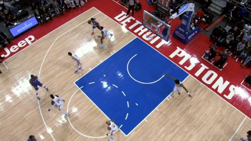 《NBA比赛集锦》越来越壮实！克里斯蒂安-伍德篮下隔扣布里奇斯