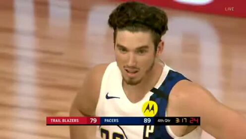 《NBA全场回放》【回放】开拓者vs步行者第4节 步行者三分如雨收下比赛