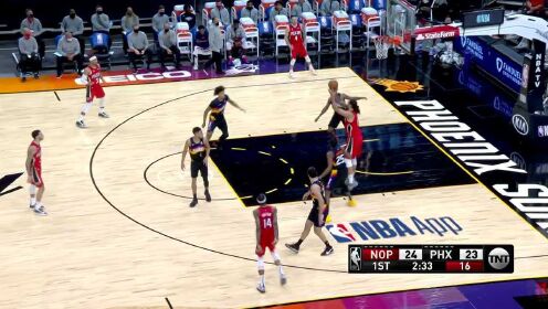 《NBA全场集锦》海王起飞！亚当斯低位强吃对手转身秀暴扣