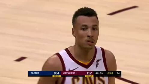 《NBA全场回放》NBA季前赛：步行者vs骑士 第4节英文原声回放
