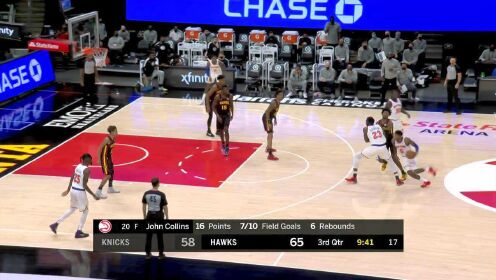 《NBA全场集锦》吃饼竞赛！ 佩顿人缝中妙传助罗宾逊轻松虐筐