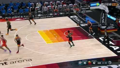 《NBA全场集锦》雷霆vs爵士第2节中文解说回放