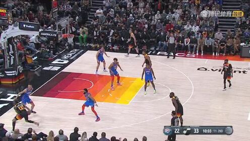 《NBA全场集锦》【纯享】雷霆vs爵士精华回放 爵士6人得分上双主场轻取赛季首胜
