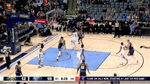 《NBA全场集锦》这就是默契 约基奇切入高难度打板2+1