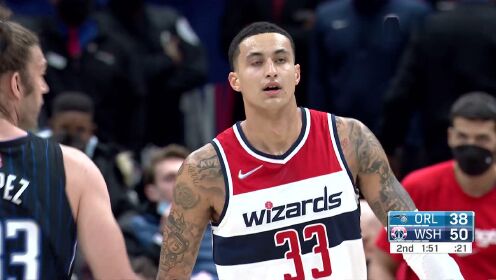 《NBA全场集锦》【纯享】魔术vs奇才精华回放 库兹马19＋10＋9奇才送魔术10连败