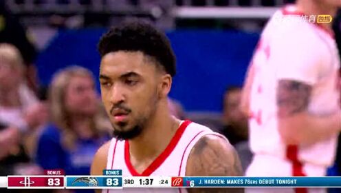 《NBA全场集锦》【纯享】火箭vs魔术精华回放 格林23分球队惨遭逆转