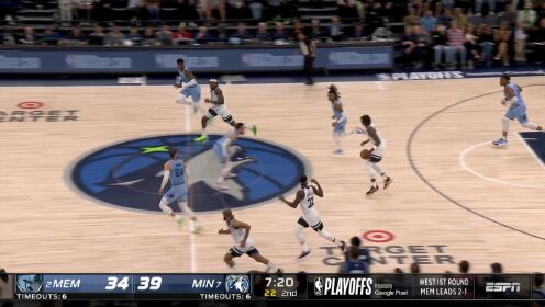 《NBA全场集锦》【回放】灰熊vs森林狼第2节中文解说回放
