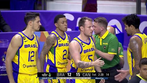 《FIBA》【回放】巴西vs加拿大第1节中文解说回放