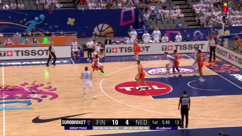 《FIBA》芬兰小司机可不是跟你闹的 马尔卡宁埋伏外线三分一杆进洞