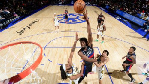 《NBA全场集锦》【球星】怀斯曼vs步行者集锦 全场18+14连续两记暴扣奠定胜局