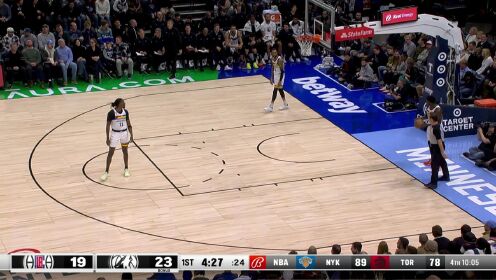 《NBA全场集锦》NBA常规赛：快船vs森林狼第1节中文解说回放