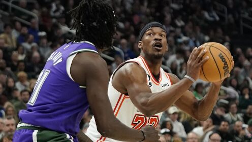 《密尔沃基雄鹿》【球星】巴特勒vs雄鹿集锦 全场23+2突破快下难救主