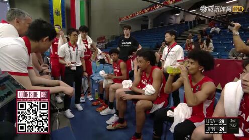 FIBA_FIBAU19男篮世界杯：美国105-61日本_U19男篮世界杯：美国vs日本中文解说全场回放_高清