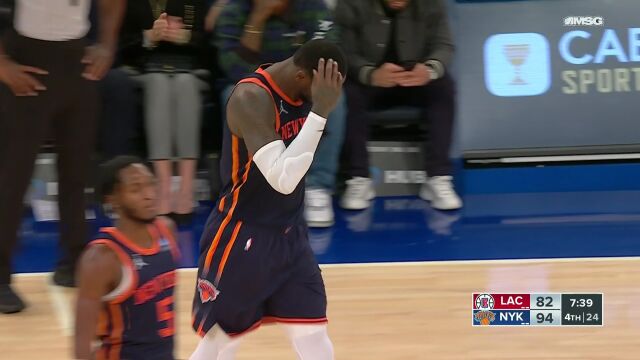 NBA常规赛：快船vs尼克斯第4节英文原声回放