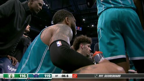 《NBA全场集锦》【回放】NBA常规赛：凯尔特人vs黄蜂加时赛英文原声回放