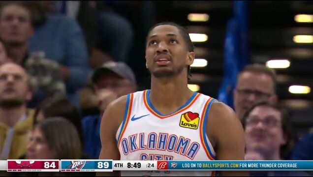 NBA常规赛：公牛vs雷霆英文原声全场回放
