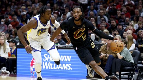 《NBA骑士》【球星】加兰vs勇士集锦 全场拿下24分7助攻三分命中率不佳