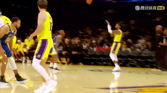 NBA：手感不错！詹姆斯接球翻身跳投命中
