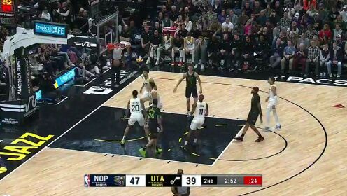 《NBA全场集锦》【回放】鹈鹕vs爵士第2节英文原声回放