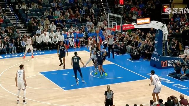 NBA节奏之王！亚历山大连续戏耍对手 全场轰37分