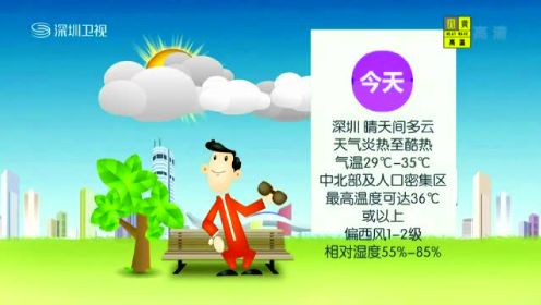 深圳今日天气预报160807