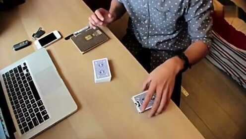 变魔术视频一学就会 可洗牌预言术扑克牌魔术教学