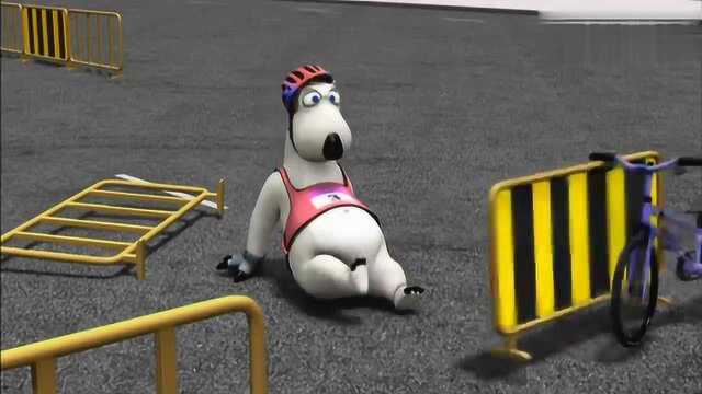 倒霉熊骑自行车