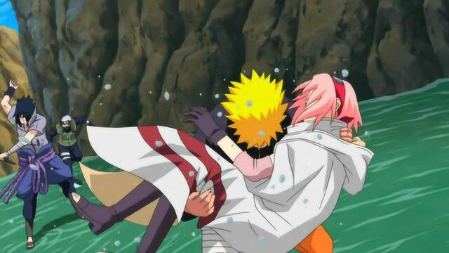 火影忍者小樱的初吻也是给了鸣人我爱罗在旁边作何感想