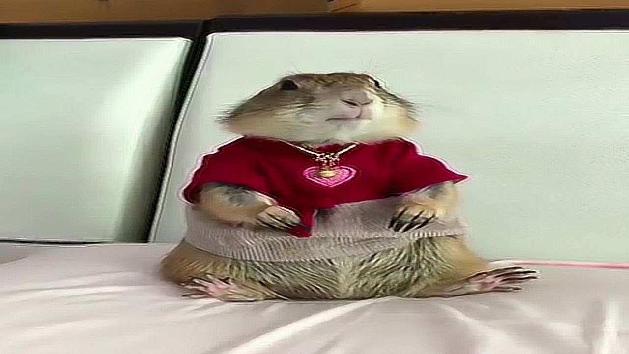 这小仓鼠吃东西的样子,也太萌太可爱了吧!_腾讯视频