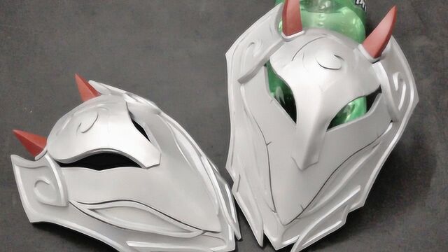 王者荣耀道具教程,阿珂面具制作,海报模型结合版