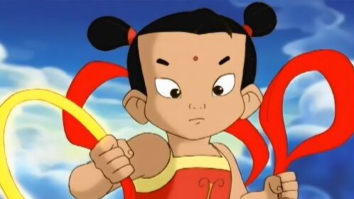 《哪吒传奇》大闹东海龙宫,老龙王被打的服服帖帖的_高清1080p在线