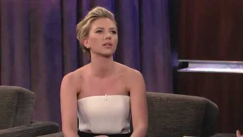 Scarlett Johansson on Jimmy Kimmel Live PART 1