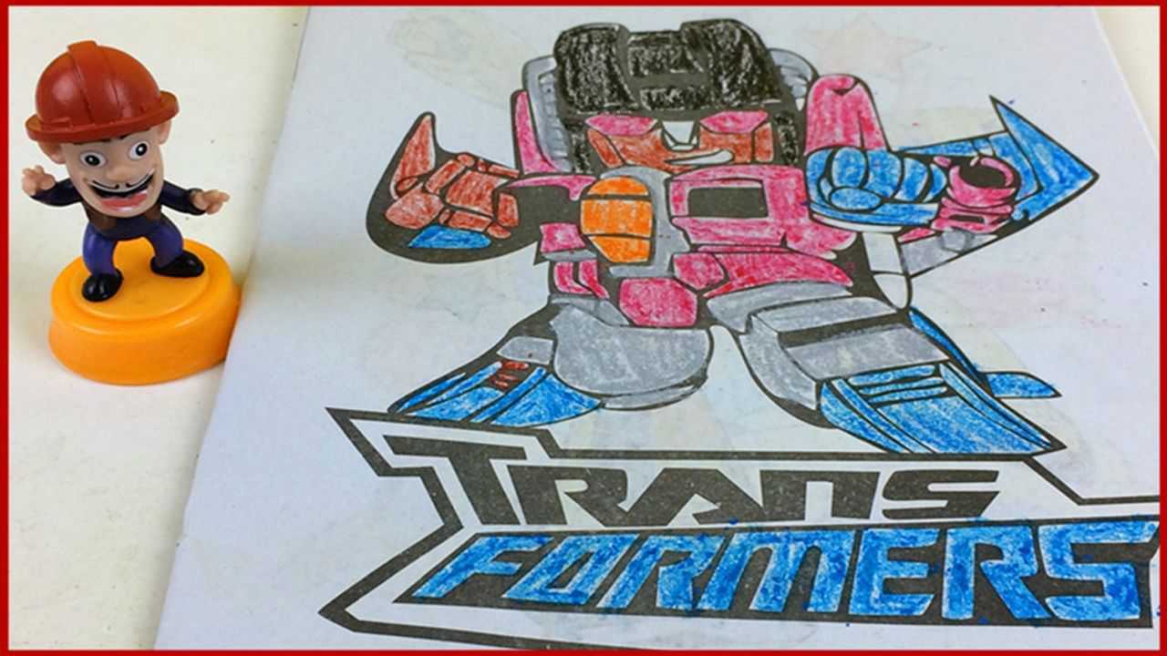 光头强涂颜色变形金刚大电影水彩画玩具