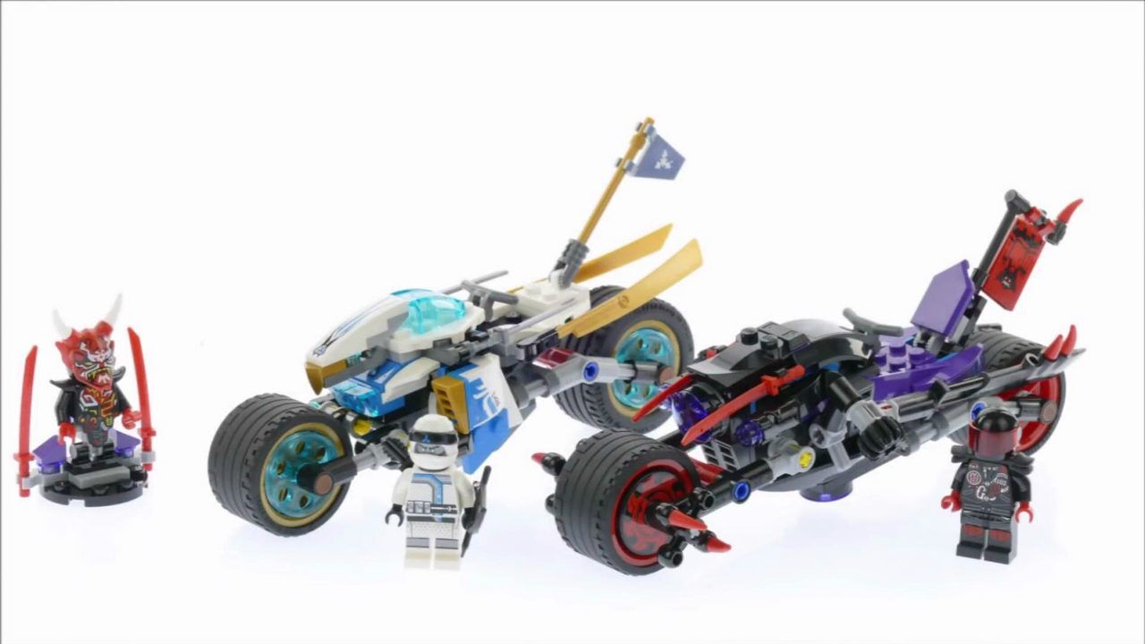 lego乐高积木幻影忍者系列70639巨轮摩托车追击战