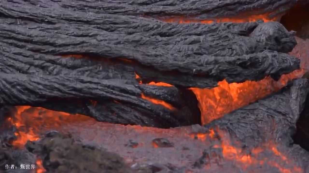地幔岩浆超级火山喷发场景震撼真的震撼