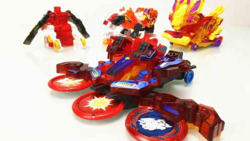 重装铠王爆裂飞车二代玩具晶片对战