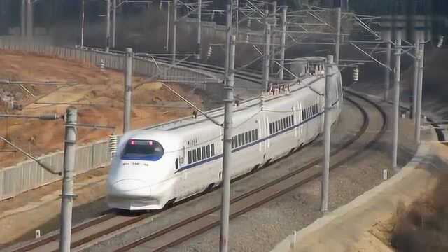 湘桂线k781大弯道桂林至北海d8253次动车组通过