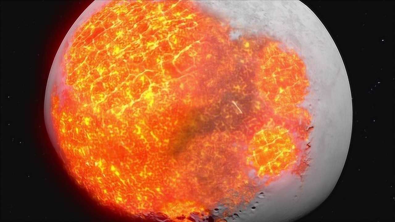NASA推出的月球形成过程动画_高清