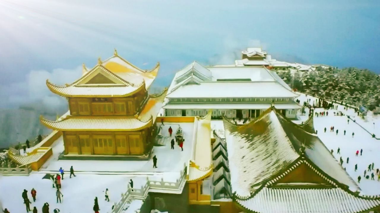 云中行走峨眉山 普贤菩萨道场!