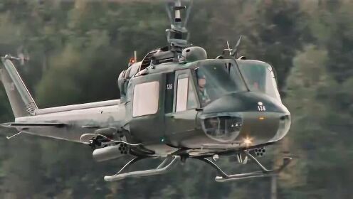 贝尔UH-1E直升机，行走的荷尔蒙